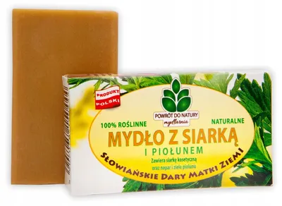 Powrót do natury Naturalne mydło z siarką i piołunem