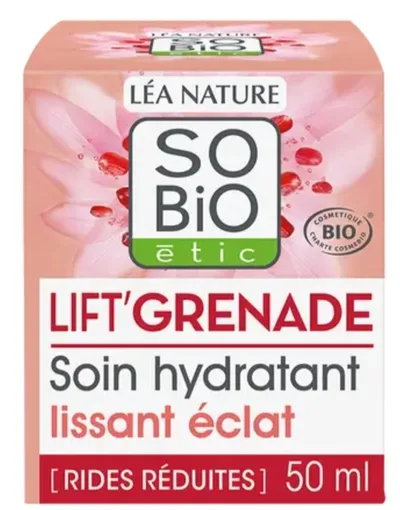 SO'BiO Etic Lift Grenade, Hydrating Cream (Nawadniający krem do twarzy)