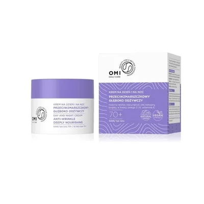 OMI Anti - wrinkle deeply nourishing, Day and night cream (Przeciwzmarszczkowy głęboko odżywczy krem na dzień i noc 70+)