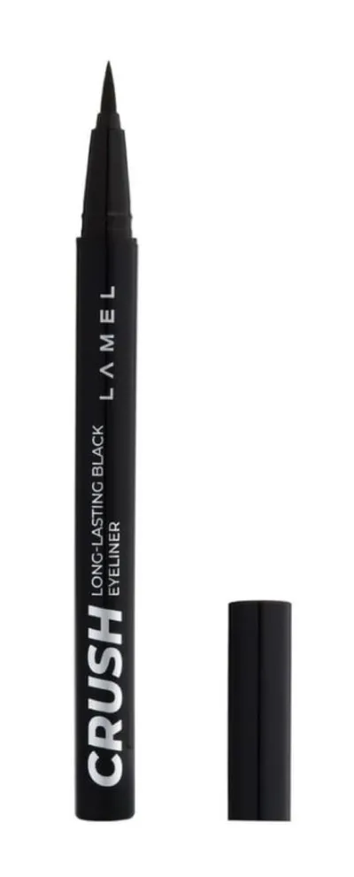 Lamel Professional Crush, Long Lasting Black Eyeliner (Eyeliner w płynie)