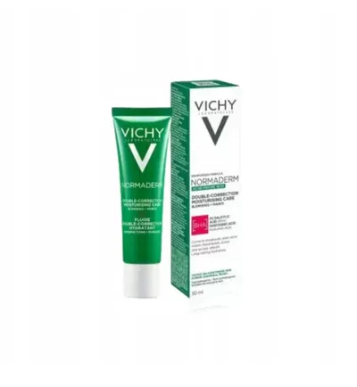 Vichy Normaderm, Double Correction Daily Care (Krem nawilżający do skóry mieszanej)