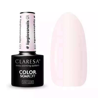 Claresa #Lipglossnails, Lakier hybrydowy