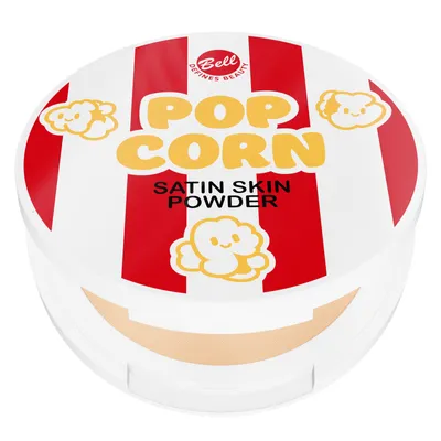 Bell Popcorn, Satin Skin Powder (Satynowy prasowany puder do twarzy)