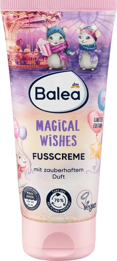 Balea Magical Wishes, Foot Cream (Krem do stóp)