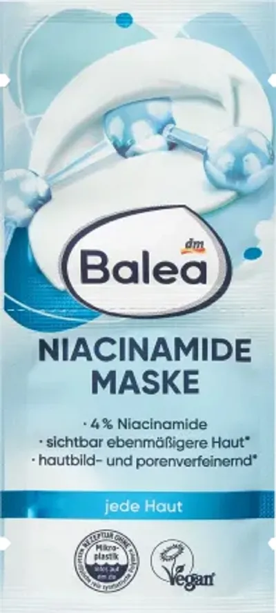 Balea Niacinamide,Face Mask (Maska do twarzy z niacynamidem)
