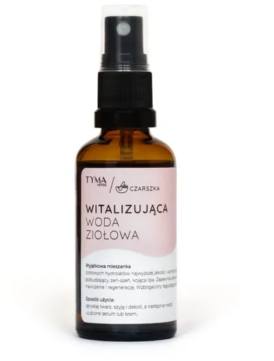 Czarszka Czarszka x Tyma Herbs, Witalizująca woda ziołowa