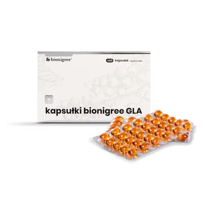 Bionigree Kapsułki Bionigree GLA z kwasem gamma-linolenowym, Suplement diety