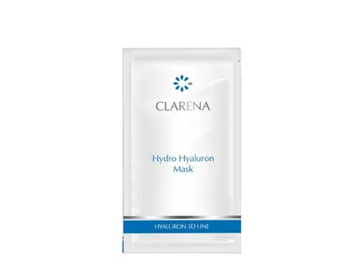 Clarena Hyaluron 3D Line, Hydro Hyaluron Mask (Hialuronowa maska nawilżająca)