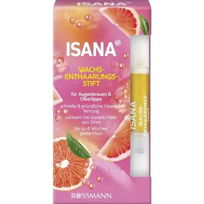 Isana Wax Hair Removal Stick with Hyaluron Acid & Grapefruit Extract (Wosk do depilacji w sztyfcie)