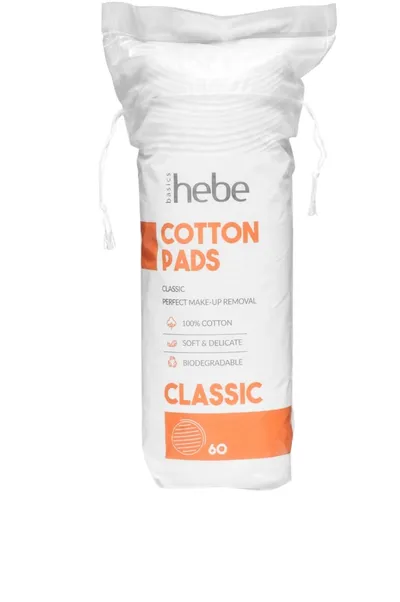 Hebe Basic, Classic, Cotton Pads (Płatki kosmetyczne maxi)