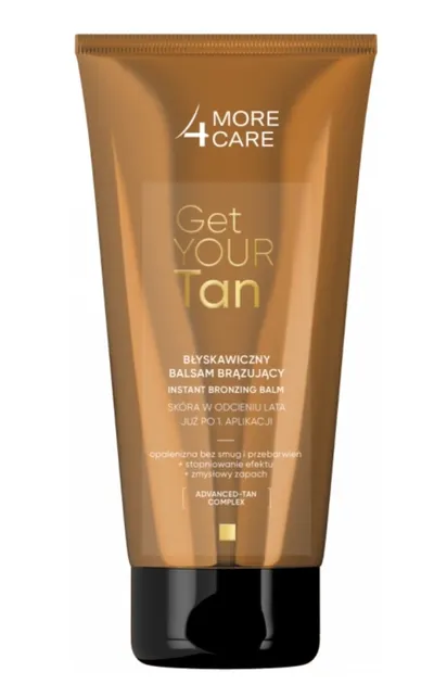 More4Care Get Your Tan, Instant Bronzing Balm (Błyskawiczny balsam brązujący)