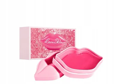 Love Skin Hydrożelowa maska na usta z ekstraktem z róży