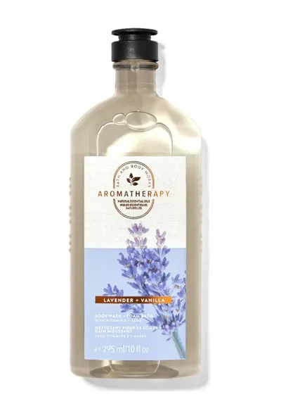 Bath & Body Works Aromatherapy, Lavender Vanilla, Shower Gel (Lawenda i Wanilia, Żel pod prysznic)