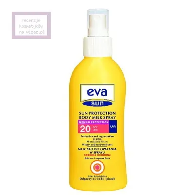 Eva Sun Sun Protection Body Milk Spray SPF20 (Mleczko do opalania w sprayu - średnia ochrona)
