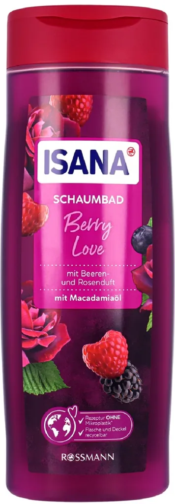 Isana Berry Love, Bubble Bath (Płyn do kąpieli)
