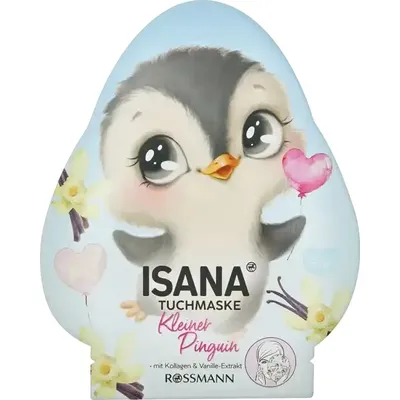 Isana Little Penguin, Sheet Mask (Mały pingwin, Maska w płachcie)