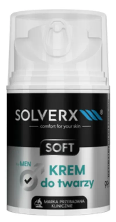 Solverx Men, Soft, Krem do twarzy