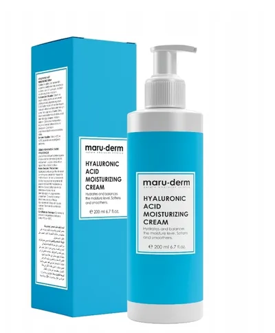 Maru Derm Hyaluronic Acid Moisturizing Cream (Nawilżający krem do twarzy z kwasem hialuronowym)