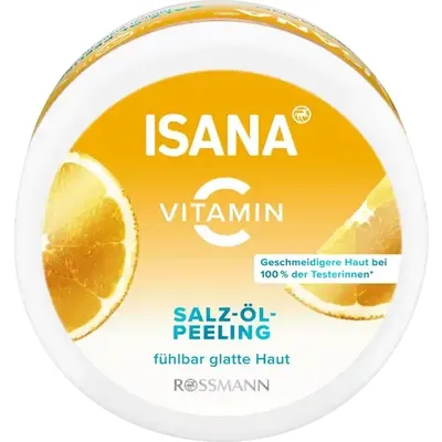 Isana Vitamin C,  Salt-Oil Peeling (Solny peeling do ciała z witaminą C)