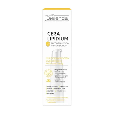 Bielenda Cera Lipidium, Multiceramidowy wygładzający krem pod oczy