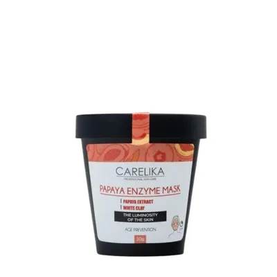 Carelika Papaya Enzime Mask (Enzymatyczna maska do twarzy z papają i biała blinką)