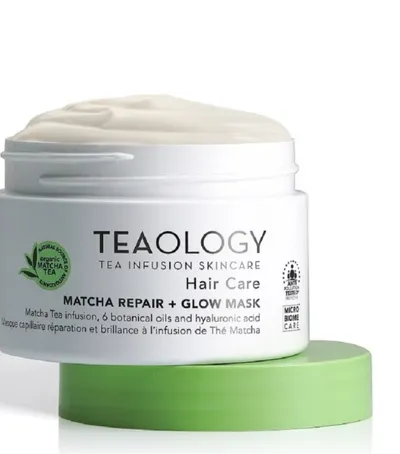 Teaology Matcha, Repair + Glow Hair Mask (Naprawcza maska do włosów)