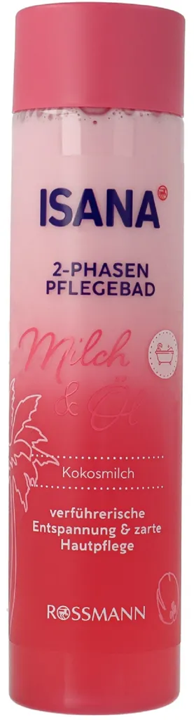 Isana Milk & Oil, Buble Bath (Ekstrakt z kokosa, Płyn do kąpieli)
