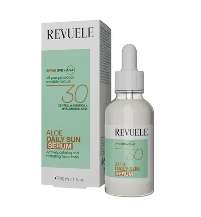 Revuele Aloe, Daily Sun, Serum SPF30 (Serum do twarzy z SPF30)