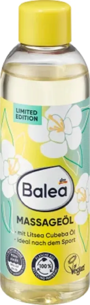 Balea Verbena, Massage Oil (Werbena, Olejek do masażu)