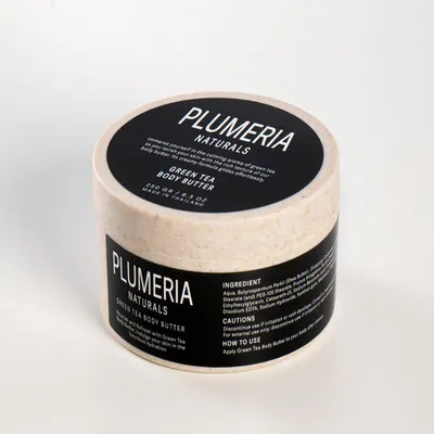 Plumeria Naturals Green Tea, Body Butter (Zielona Herbata, Masło do ciała)