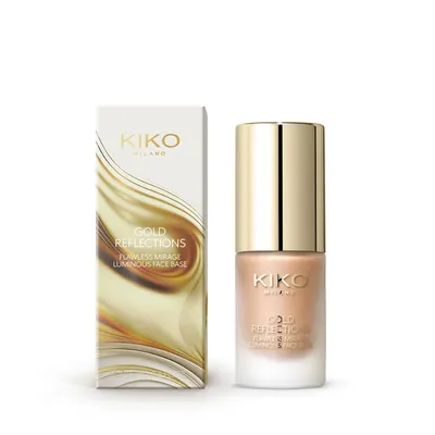 Kiko Milano Gold Reflections, Flawless Mirage Luminous Face Base (Nawilżająco-rozświetlająca baza pod makijaż)