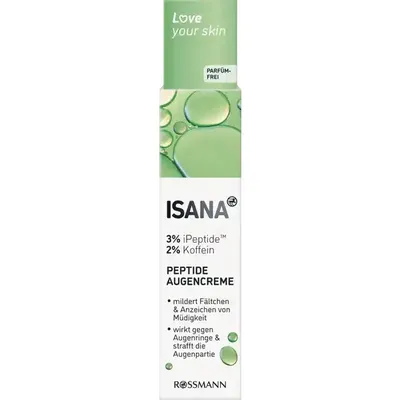 Isana Love Your Skin, Peptide Eye Cream (Peptydowy krem pod oczy)
