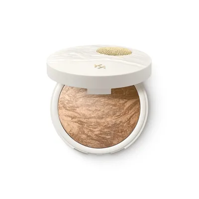 Kiko Milano Gold Reflections, Sunkissed Baked Bronzer (Wypiekany bronzer)