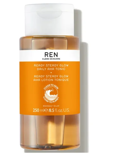 REN Ready Steady Glow Daily AHA Tonic (Rozświetlający toner z kwasami AHA)