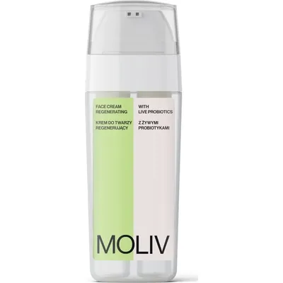 Moliv Face Cream Regenerating with Live Probiotics (Regenerujący krem do twarzy z żywymi probiotykami)