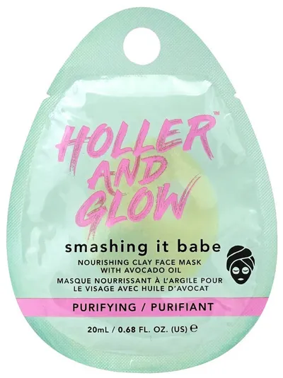 Holler and Glow Smashing it Babe, Nourishing Clay Face Mask (Kremowa maseczka oczyszczająca do twarzy)