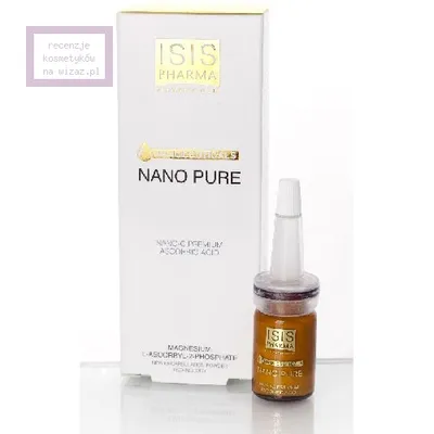 IsisPharma Nano Pure, Koncentrat z witaminą C przeciw objawom starzenia skóry o właściwościach rozjaśniających