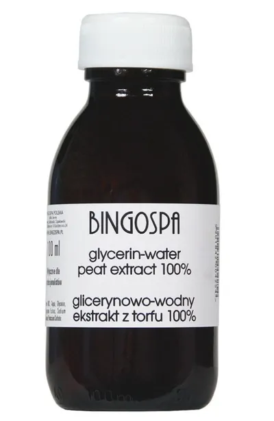 BingoSpa Glycerin-Water Peat Extract 100% (Ekstrakt z torfu, Borowina 100% dla zdrowej skóry)