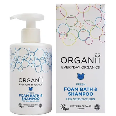 Organii Fresh, Foam Bath & Shampoo (Pianka do kąpieli i szampon 2w1)