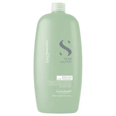 Alfaparf Semi di Lino, Scalp Rebalance, Balancing Low Shampoo (Szampon do włosów przetłuszczających się)