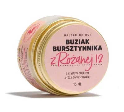 Manufaktura Bursztynnika Balsam do ust z Różanej 12