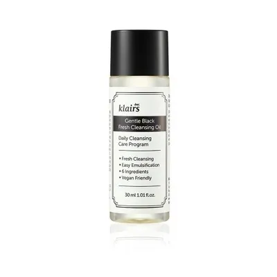 Klairs Gentle Black, Fresh Cleansing Oil (Olejek do demakijażu)