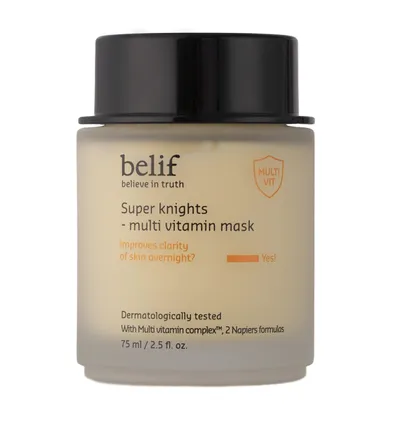 Belif Super Knights, Multi Vitamin Sleeping Mask (Witaminowa maska do twarzy  na noc)