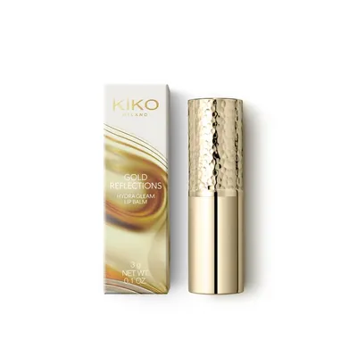 Kiko Milano Gold Reflections, Hydra Gleam Lip Balm (Odżywczo-nawilżający balsam do ust)