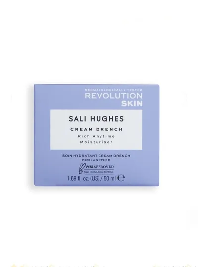Revolution Skincare Revolution Skincare x Sali Hughes, Cream Drench, Rich Anytime Moisturiser (Nawilżający krem do twarzy)