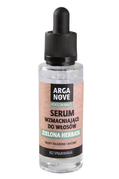 Arganove Wzmacniające serum do włosów `Zielona herbata`