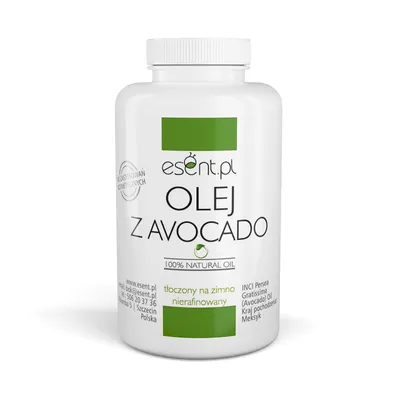 Esent Olej z awokado zimnotłoczony nierafinowany