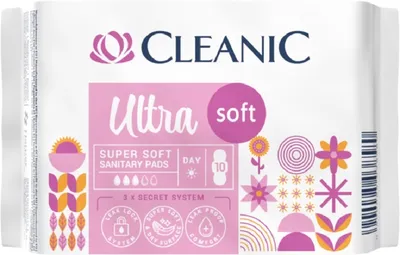 Cleanic Ultra Soft, Super Soft Sanitary Pads Day (Podpaski higieniczne na dzień)