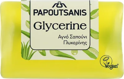 Papoutsanis Pure Glycerine Soap with Tonifying Aloe Scent (Mydło glicerynowe o zapachu toniku aloesowego)