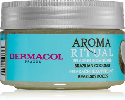Dermacol Aroma Ritual, Brazilian Coconut, Relaxing Body Scrub (Brazylijski kokos, Peeling do ciała)